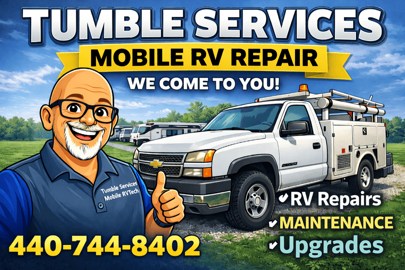 Bunky Jordan is a Registered RVTAA Technician serving Andover, Ohio and surrounding areas within 100 miles